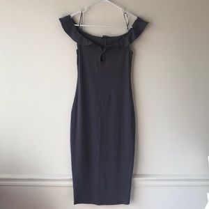 Express off the shoulder midi dress
